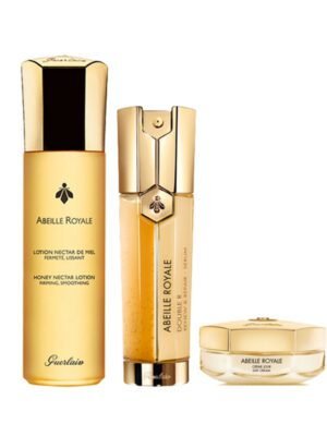 Abeille Royalle Trilogie Set Guerlain: Nectar, Day, Lotion, For Face, 150 ml + Minimizer, Anti-Dark Circles, Eye Cream, 15 ml + Double Expert, Anti-Ageing, Cream, For Face, 50 ml