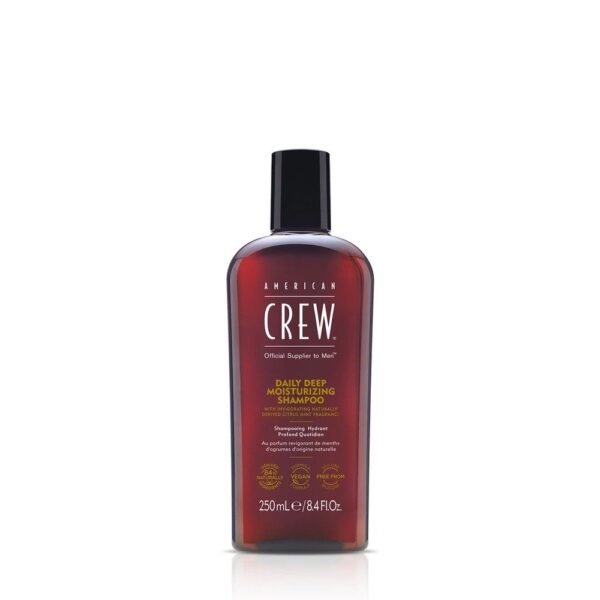 American Crew, Daily Deep Moisturizing, Vegan, Hair Shampoo, For Nourishing, 250 ml