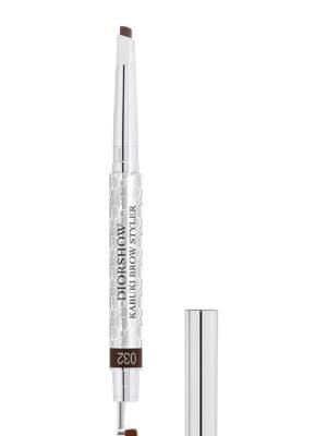 Christian Dior, Diorshow Brow Styler, Waterproof, Double-Ended, Eyebrow Cream Pencil & Brush 2-In-1, 032, Dark Brown, 0.29 g