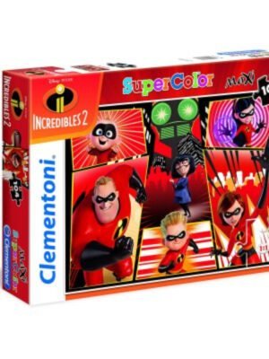 Clementoni, The Incredibles 2, Puzzle, 27106, Unisex, 6+ years, 104
