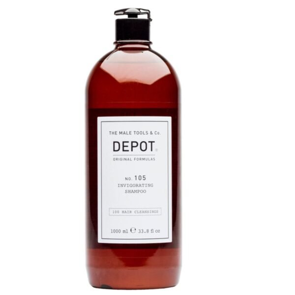 Depot, 100 Hair Cleansing No. 105, Multivitamin Complex, Hair Shampoo, Anti-Hair Loss, 1000 ml