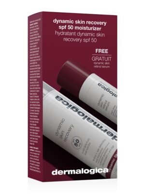 Dynamic Skin Recovery Set Dermalogica: Dynamic Skin, Retinol, Anti-Wrinkle, Serum, For Face, SPF 50, 50 ml + Dynamic Skin, Retinol, Anti-Wrinkle, Serum, For Face, 10 ml