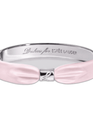 Estee Lauder, Dukas Collection 2021 - Pink Ribbon, For Breast Cancer Awareness Campaign, Base Metal Bracelet, Pink, For Women