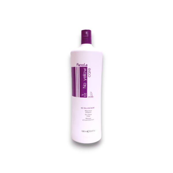 Fanola, No Yellow, Extra Violet Pigment, Hair Treatment Cream Mask, For Neutralisation Of Yellow Tones, 1000 ml