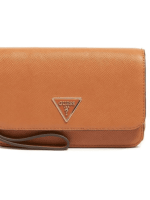 Guess, Laurel, Textile Bag, Phone Organizer, Light Cognac, SWZG85, For Women, 12 x 19.5 x 5.5 cm