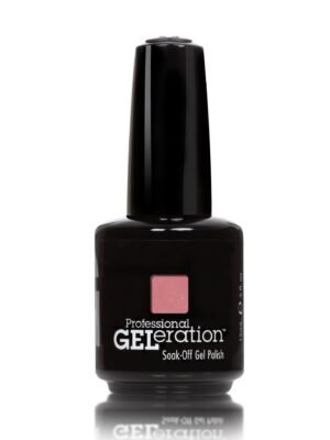 Jessica, GELeration Colours, Semi-Permanent Nail Polish, GEL-409, Tea Rose, 15 ml