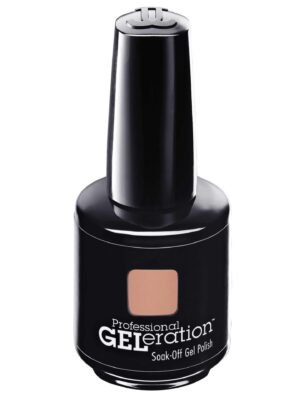 Jessica, GELeration Colours, Semi-Permanent Nail Polish, GEL-436, Creamy Caramel, 15 ml