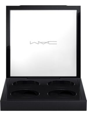 MAC, Pro Colour, Empty Plastic Makeup Palette, Black, With 4 Slots