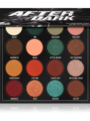 Makeup Revolution, Obsession, Eyeshadow Palette, After Dark, 16 Shades, 1.3 g