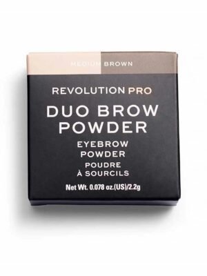 Makeup Revolution, REVOLUTION PRO, Vegan, Eyebrow Powder, Medium Brown, 2.2 g
