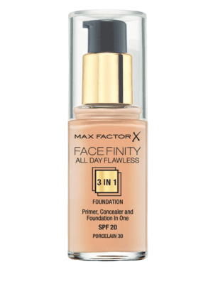 Max Factor, Face Finity All Day Flawless, Cream Foundation, 30, Porcelain, 30 g