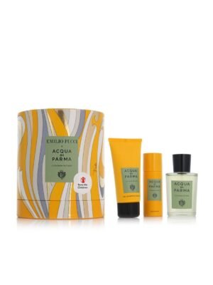 Set Acqua di Parma: Colonia Futura, Eau De Cologne, For Men, 100 ml + Colonia Futura, Shower Gel & Shampoo 2-In-1, 75 ml + Colonia Futura, Anti-Sweat, Deodorant Spray, For Men, 50 ml